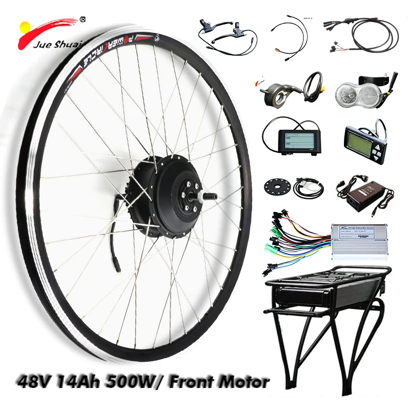 JS 48V 500W 14Ah Ebike Conversion Kit Lithium Battery Powerful Motor Wheel 20 26 700C Hub Brushless Electric Bicycle Qicycle 3
JS 48V 500W 14Ah Ebike Conversion Kit Lithium Battery Powerful Motor Wheel 20 26 700C Hub Brushless Electric Bicycle Qicycle 3