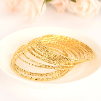 15pcs Gold Big Bangle for Women Dubai india Bride Wedding adult Africa handchain Jewelry Charm Bracelet Christmas party gifts
15pcs Gold Big Bangle for Women Dubai india Bride Wedding adult Africa handchain Jewelry Charm Bracelet Christmas party gifts
