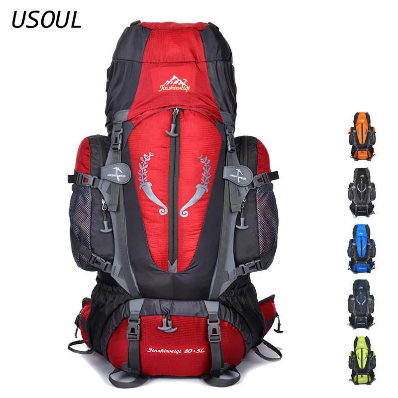 USOUL Hiking Bag 80L Outdoor Equipment Backpacks Encrypted Nylon Waterproof Mountaineering Neutral Backpack Sports Backpack
USOUL Hiking Bag 80L Outdoor Equipment Backpacks Encrypted Nylon Waterproof Mountaineering Neutral Backpack Sports Backpack
