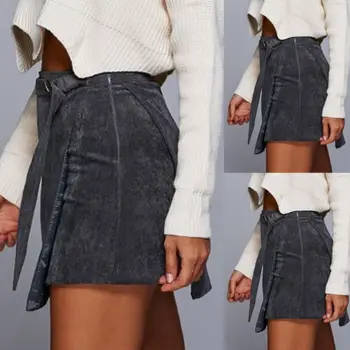 New 2018 Fashion Women High Waist Corduroy Vintage Style A-line Short Mini Skirt Short Skirt
New 2018 Fashion Women High Waist Corduroy Vintage Style A-line Short Mini Skirt Short Skirt