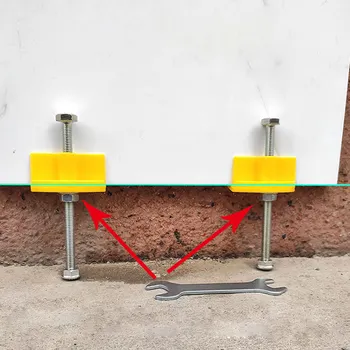 10Pcs Tile Leveling System Tile Leveler Height Adjuster Locator Fine Thread Rising Adjuster Craftsman Tool
10Pcs Tile Leveling System Tile Leveler Height Adjuster Locator Fine Thread Rising Adjuster Craftsman Tool