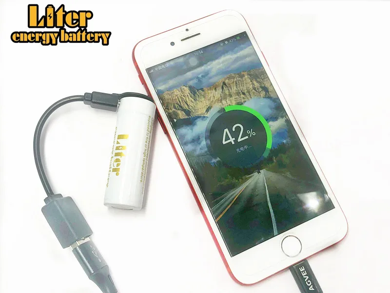 Новые продукты USB! Высокая мощность 18500 аккумулятор 1800mah 3 7 v usb diy Power bank