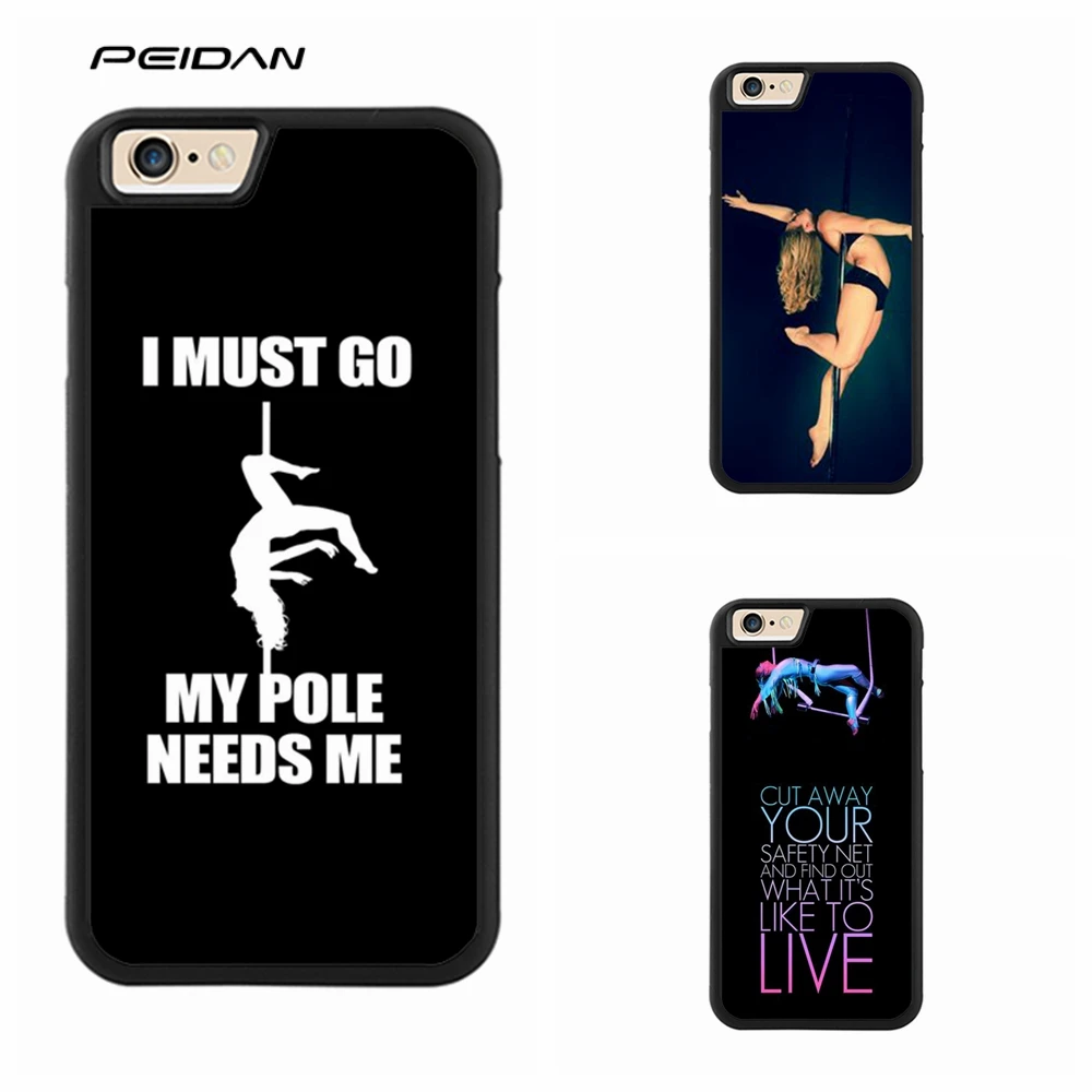 PEIDAN Live Life Love Pole dance 2 5 phone case for iphone X 4 4s 5s 6 6s 7 8 plus #A150 |