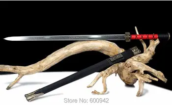 Forged KungFu Sword Saber Chinese Han Sword Folded Steel Blade ebony wood Scabbard
Forged KungFu Sword Saber Chinese Han Sword Folded Steel Blade ebony wood Scabbard