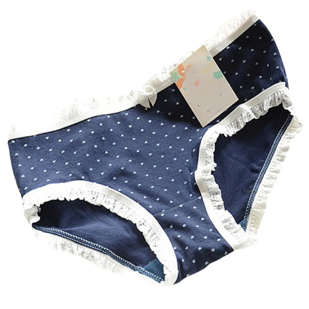 Casual Lady's Women's Multicolored Cotton Pleated Hem Panties Underwear Knickers Wholesale 
Casual Lady's Women's Multicolored Cotton Pleated Hem Panties Underwear Knickers Wholesale
