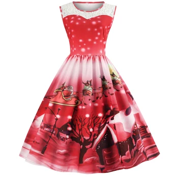 Toppick 2018 Women Lace Summer Dress Sleeveless Christmas Dress Vintage Tunic Elegant Party Dress Midi Sundress Plus Size Dress
Toppick 2018 Women Lace Summer Dress Sleeveless Christmas Dress Vintage Tunic Elegant Party Dress Midi Sundress Plus Size Dress