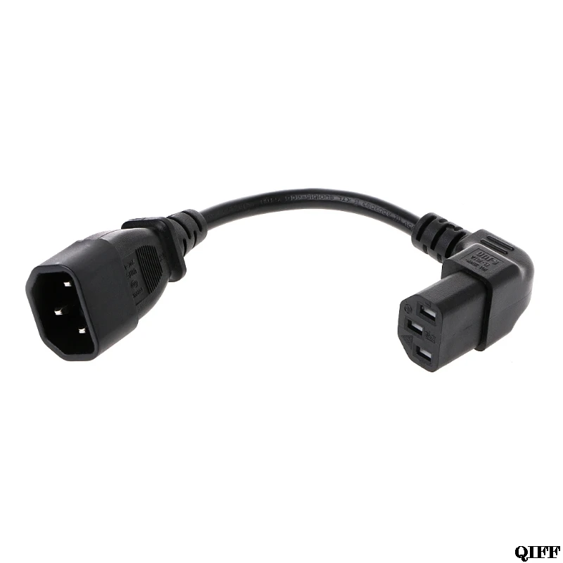 Male to Female C14 C13 PLug PDU Extension Power Cable Connector Right Angle Mar28
Male to Female C14 C13 PLug PDU Extension Power Cable Connector Right Angle Mar28