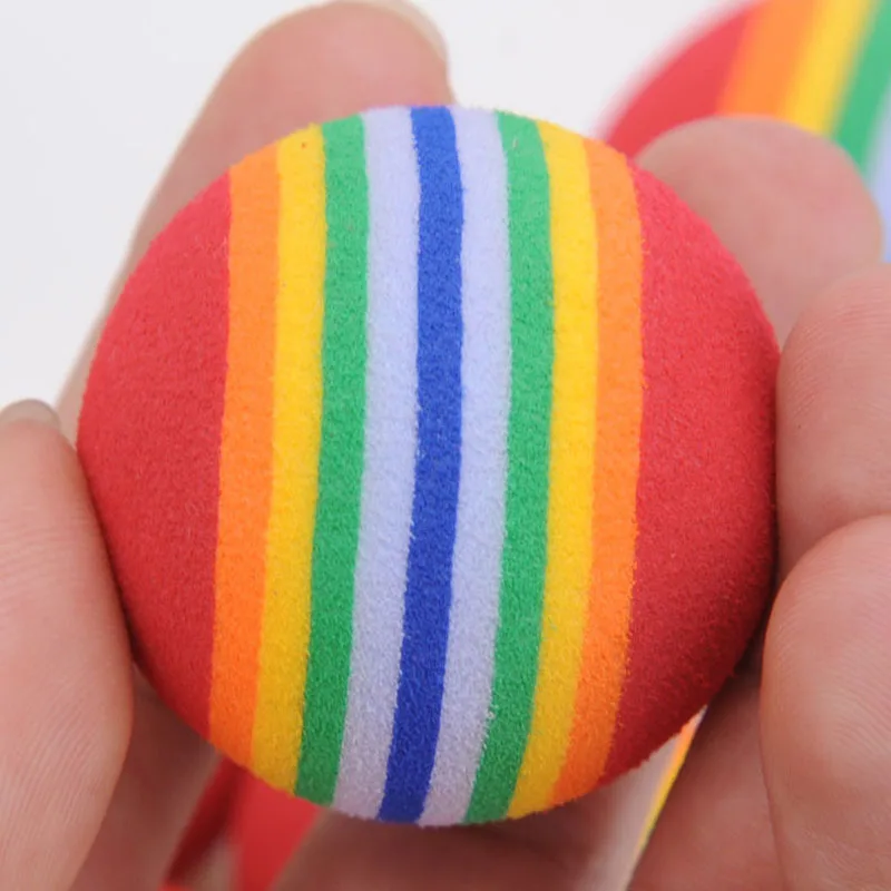 3.5cm Cat Toys Ball Interactive Playing Tranining Cat Scratcher Toy EVA Ball Pet Toys For Cats 1pc