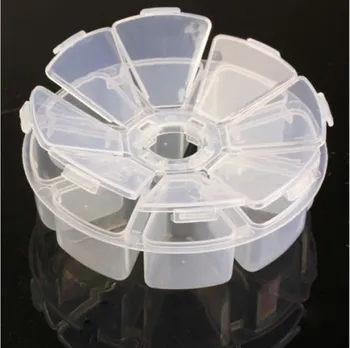 Nail Art Refillable Bottles & Accessories Round Plastic Clear Beads Display Organiser Storage Container 8 compartments 1pc sale
Nail Art Refillable Bottles & Accessories Round Plastic Clear Beads Display Organiser Storage Container 8 compartments 1pc sale