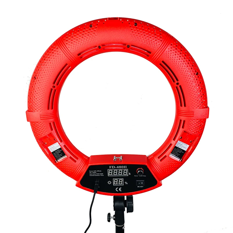 Yidoblo FD-480II Bi-color Photo Studio Ring Light LED Video Single Lamp no tripod Lighting 96W 5500K 480 LED Light
Yidoblo FD-480II Bi-color Photo Studio Ring Light LED Video Single Lamp no tripod Lighting 96W 5500K 480 LED Light