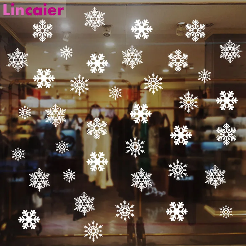 38pcs Snowflake Static Window Sticker Merry Christmas Decorations for Home DIY Background Removable Happy New Year 2020 Decor
38pcs Snowflake Static Window Sticker Merry Christmas Decorations for Home DIY Background Removable Happy New Year 2020 Decor
