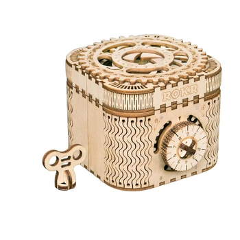 Robotime Creative DIY 3D Treasure Box Wooden Puzzle Game Assembly Toy Gift for Children Teens LK502
Robotime Creative DIY 3D Treasure Box Wooden Puzzle Game Assembly Toy Gift for Children Teens LK502