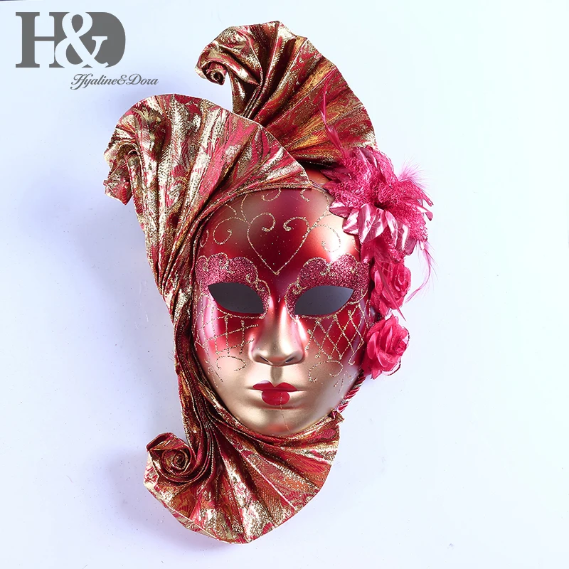H&D Halloween Italian Masks Venetian Masks Dancing Women Adult Antique Red Painting Mask For Venice Masquerade Mardi Gras Gifts
H&D Halloween Italian Masks Venetian Masks Dancing Women Adult Antique Red Painting Mask For Venice Masquerade Mardi Gras Gifts