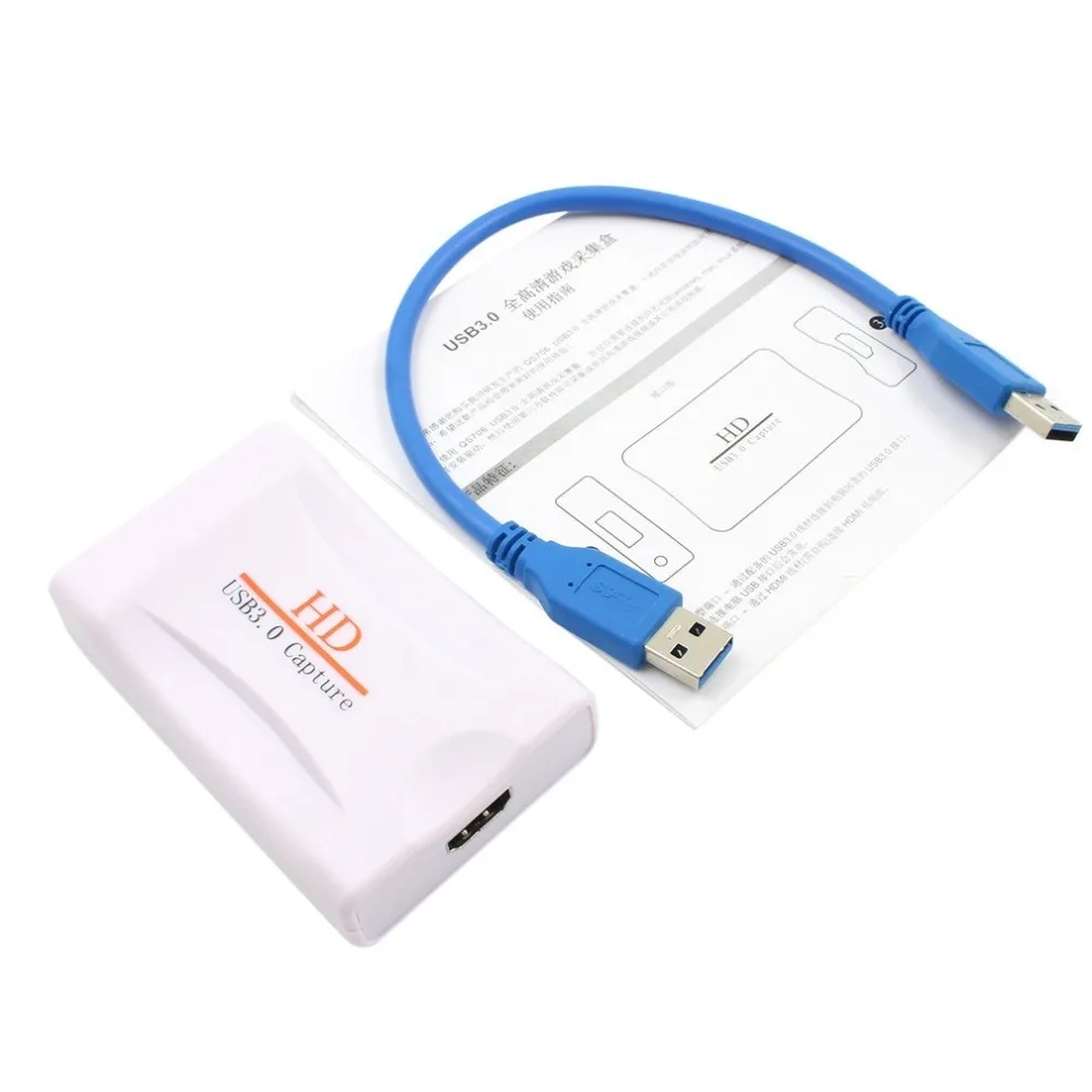 HDMI Video Capture Dongle HD USB 3.0 Capture 1080P 60FPS Capture Box for Windows for Linux for OS X System Plug & Play
HDMI Video Capture Dongle HD USB 3.0 Capture 1080P 60FPS Capture Box for Windows for Linux for OS X System Plug & Play