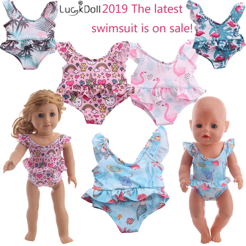 2019 New!Doll Clothes Accessories 4 Patterns Cute Swimsuit Fit 18 Inch American Doll&43cm Baby Doll,Get 1 Prs Slippers For Free!
2019 New!Doll Clothes Accessories 4 Patterns Cute Swimsuit Fit 18 Inch American Doll&43cm Baby Doll,Get 1 Prs Slippers For Free!