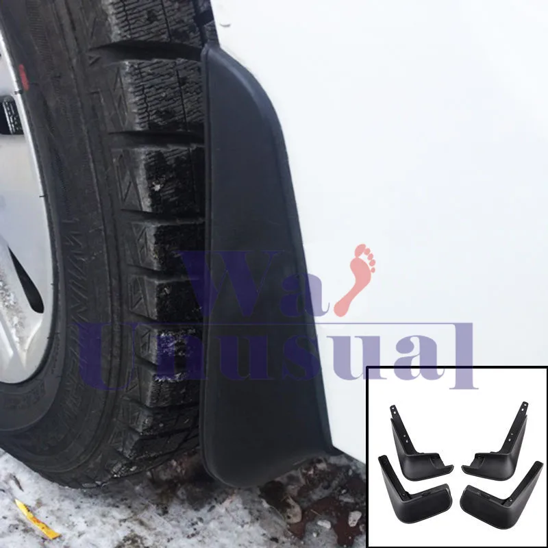 WANUSUAL 4pcs Flaps Fender For Toyota Corolla 2014 2015 2016 2017 Mud Flaps Splash Guard Fender Mudguard 1 6