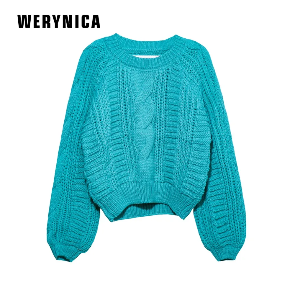 Werynica Women Sweaters Warm Pullover And Jumpers Crewneck Pullover Twist Pull Jumpers Autumn 2019 Knitted Sweaters
Werynica Women Sweaters Warm Pullover And Jumpers Crewneck Pullover Twist Pull Jumpers Autumn 2019 Knitted Sweaters