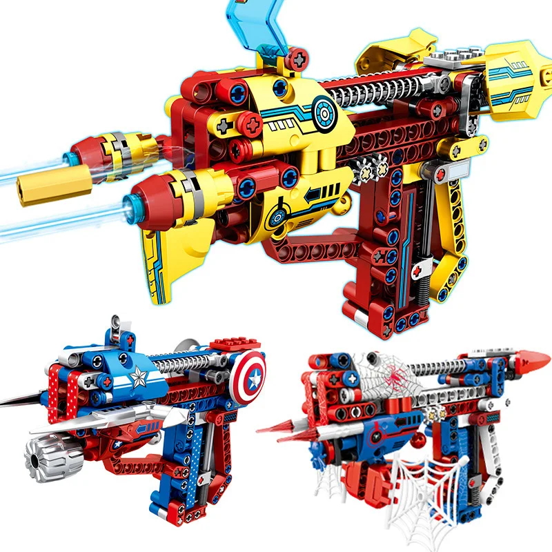 Super Hero Series Toys Gun Children Educational Small Particles Assembled Can Launch Diy Building Blocks Compatible Legoing I19
Super Hero Series Toys Gun Children Educational Small Particles Assembled Can Launch Diy Building Blocks Compatible Legoing I19