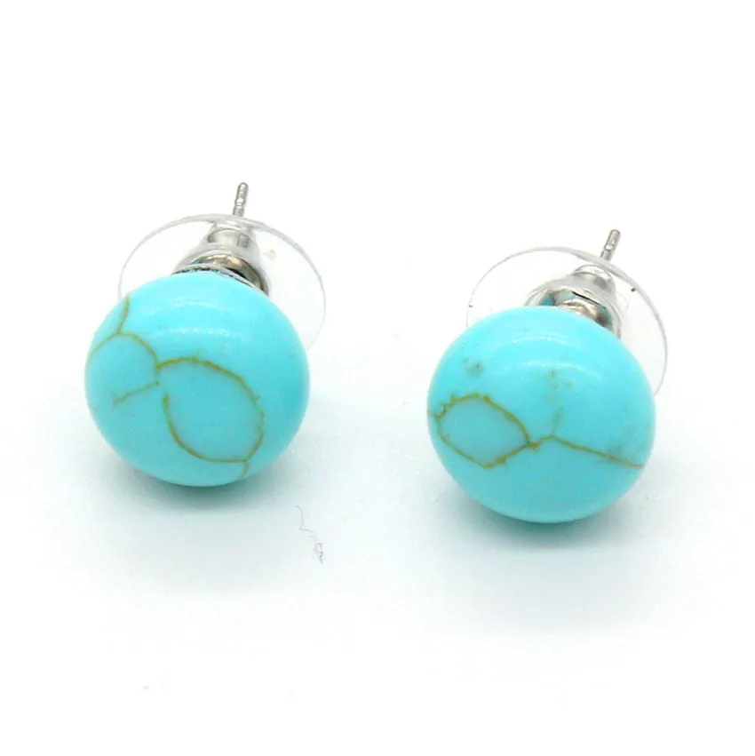 100-Unique Trendy 1 Pair Silver Plated Bread Shape Green Turquoises Stud Earrings Elegant Women's Earring
100-Unique Trendy 1 Pair Silver Plated Bread Shape Green Turquoises Stud Earrings Elegant Women's Earring