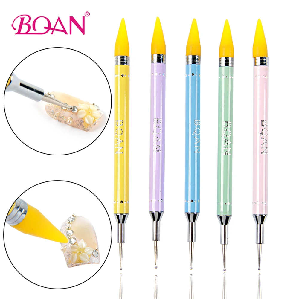 BQAN Double Head Wax Dotting Pencil for Pick Up Nail Rhinestones Gel Applicator Nail Art Care Decor Accessories Dual-ended
BQAN Double Head Wax Dotting Pencil for Pick Up Nail Rhinestones Gel Applicator Nail Art Care Decor Accessories Dual-ended