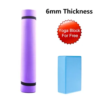 Promotion 6mm Fitness Yoga Mat Sports Gym Exercise Training Yaga Mattress with Gift Yoga Block New Style
Promotion 6mm Fitness Yoga Mat Sports Gym Exercise Training Yaga Mattress with Gift Yoga Block New Style