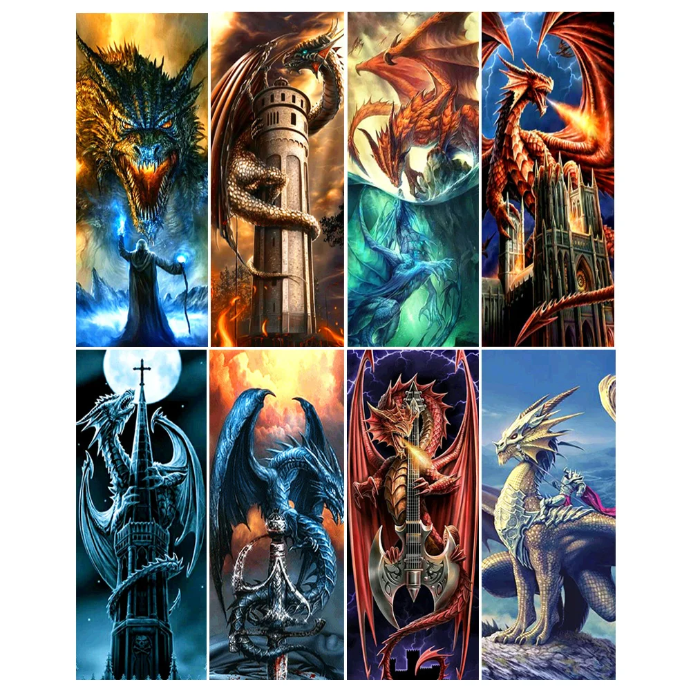5D Diy Daimond Painting Cross-stitch Fire Dragon 3D Diamond Painting Round Rhinestone Painting Embroidery Diamant Mosaic Decor
5D Diy Daimond Painting Cross-stitch Fire Dragon 3D Diamond Painting Round Rhinestone Painting Embroidery Diamant Mosaic Decor