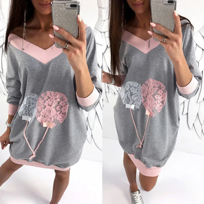 New Casual Women Fashion Dress Deep V Neck Cotton Mini Dress For Ladies Autumn Winter Out Wear Clothes Casual Dress Long Sleeve
New Casual Women Fashion Dress Deep V Neck Cotton Mini Dress For Ladies Autumn Winter Out Wear Clothes Casual Dress Long Sleeve