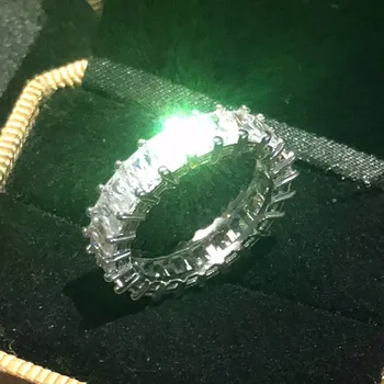 925 SILVER PAVE SETTING FULL SQUARE Simulated Diamond CZ ETERNITY BAND ENGAGEMENT WEDDING Stone Rings Size 5,6,7,8,9,10,11,12
925 SILVER PAVE SETTING FULL SQUARE Simulated Diamond CZ ETERNITY BAND ENGAGEMENT WEDDING Stone Rings Size 5,6,7,8,9,10,11,12