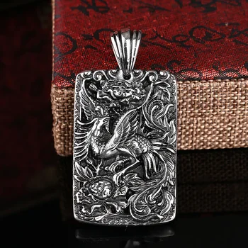 Ethnic Men Jewelry Necklace Pendants For Men A Chinese Phoenix Titanium Steel Carved Ornaments Personality Men Pendant BP8-160
Ethnic Men Jewelry Necklace Pendants For Men A Chinese Phoenix Titanium Steel Carved Ornaments Personality Men Pendant BP8-160