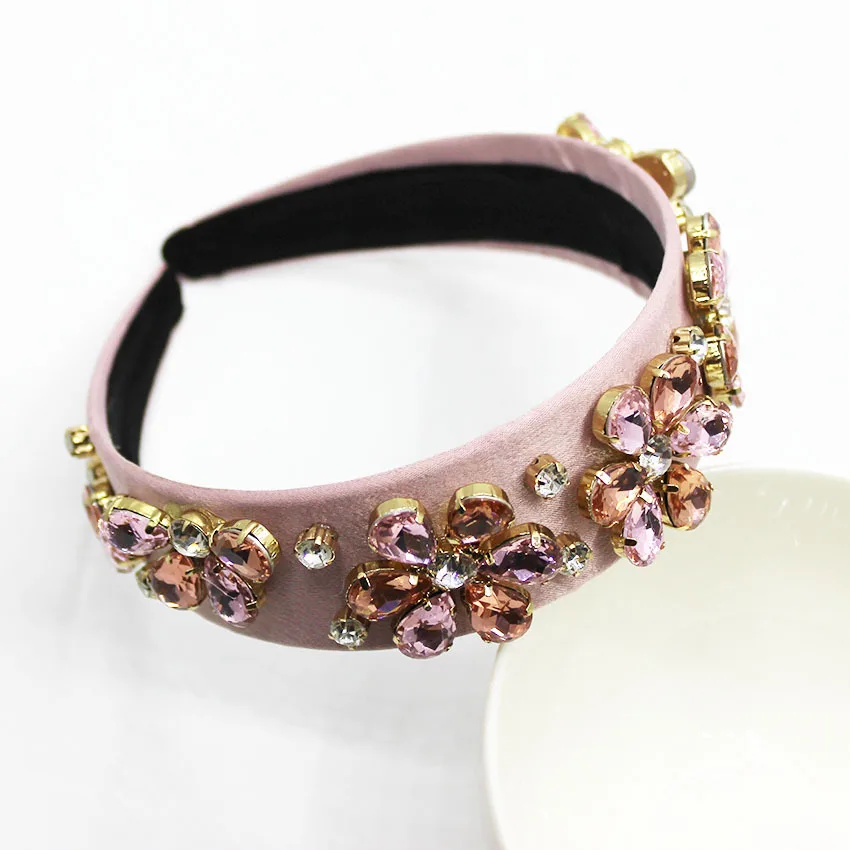Pink Crystal Flower Baroque Crown Rhinestone Beads Hairband For Women Vintage Hair Jewelry Headdress Tiara Hair Accessories Gift
Pink Crystal Flower Baroque Crown Rhinestone Beads Hairband For Women Vintage Hair Jewelry Headdress Tiara Hair Accessories Gift