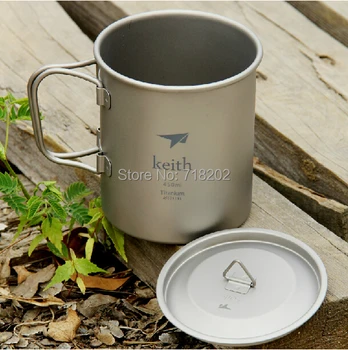 Single layer frame titanium cup/ outdoor camping cup/ light weight cup with lid --450ml
Single layer frame titanium cup/ outdoor camping cup/ light weight cup with lid --450ml