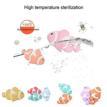 Baby Teething Toy Food Grade Soft Silicone Cartoon Clownfish Shape Teether Infants Toddlers Use FJ88
Baby Teething Toy Food Grade Soft Silicone Cartoon Clownfish Shape Teether Infants Toddlers Use FJ88