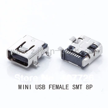 50PCS Mini USB 2.0 8Pin Connector 4Feet SMT Micro USB Jack For Mobile Phone Laptop Audio
50PCS Mini USB 2.0 8Pin Connector 4Feet SMT Micro USB Jack For Mobile Phone Laptop Audio