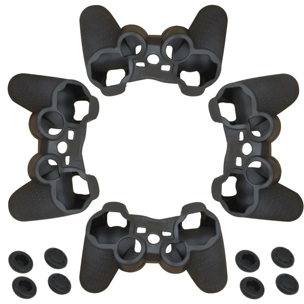 blueloong 4 pcs Soft Anti-Slip Silicone Rubber Skin Case Cover For Sony PlayStation Dualshock 3 PS3 Controller Game Accessories
blueloong 4 pcs Soft Anti-Slip Silicone Rubber Skin Case Cover For Sony PlayStation Dualshock 3 PS3 Controller Game Accessories