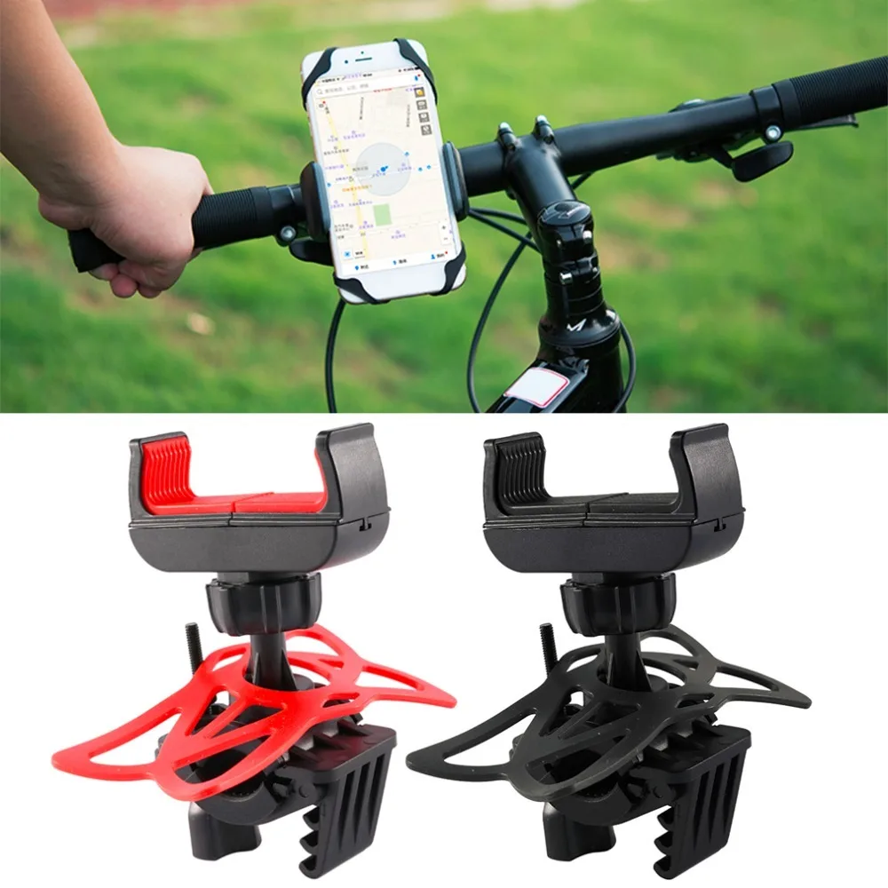 Bicycle Phone Holder 360 Degree Adjustable Motorcycle/Bike Handlebar Universal Smartphone Mount Bracket for Bike GPS Navigation 
Bicycle Phone Holder 360 Degree Adjustable Motorcycle/Bike Handlebar Universal Smartphone Mount Bracket for Bike GPS Navigation