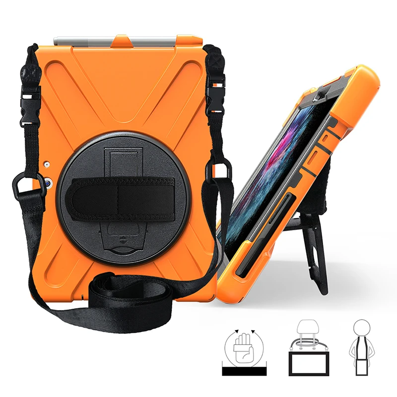 Kids Safe Shockproof Silicone Case with Shoulder Wrist Strap and Pen Slot(Not include Pencil) for Microsoft Surface Go 10" 2018
Kids Safe Shockproof Silicone Case with Shoulder Wrist Strap and Pen Slot(Not include Pencil) for Microsoft Surface Go 10" 2018