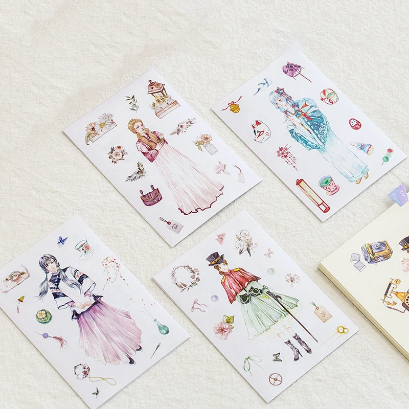 6PCS/PACK Hand-drawing Retro Style Stickers Scrapbook Stickers Decoration DIY Planner Album Diary Stationery Stickers
6PCS/PACK Hand-drawing Retro Style Stickers Scrapbook Stickers Decoration DIY Planner Album Diary Stationery Stickers