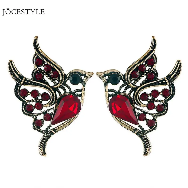 Trend Vintage Stud Earrings Women Rhinestone Bird Ear Stud Animal Earrings Jewelry Casual Decor Brincos
Trend Vintage Stud Earrings Women Rhinestone Bird Ear Stud Animal Earrings Jewelry Casual Decor Brincos