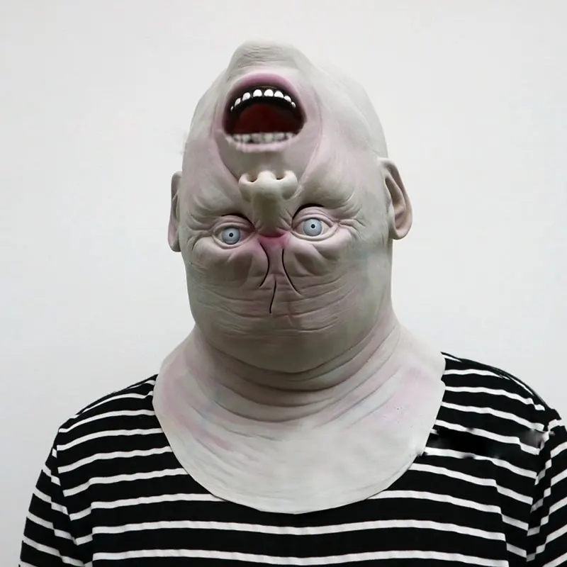 Horrible Mask Halloween Cosplay Costume Latex Adult Terror Full Head Face Reverse The Head Fancy Ball Helmet Props Scary Masks
Horrible Mask Halloween Cosplay Costume Latex Adult Terror Full Head Face Reverse The Head Fancy Ball Helmet Props Scary Masks