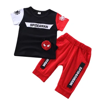 Toddler Boys Summer 2pcs Clothes Sets Baby Boy Spiderman Clothing Suits Kids Tracksuits Children's Casual Outfits 1-3Y
Toddler Boys Summer 2pcs Clothes Sets Baby Boy Spiderman Clothing Suits Kids Tracksuits Children's Casual Outfits 1-3Y