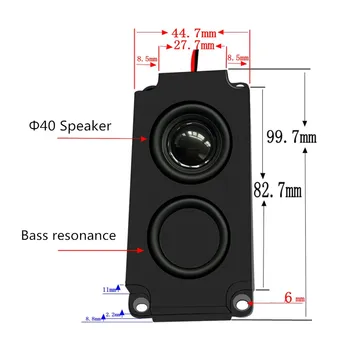 2PCS Audio Portable1PC Speakers 10045 LED TV Speaker 8 Ohm 5W Double Diaphragm Bass Computer Speaker DIY For Home Theater
2PCS Audio Portable1PC Speakers 10045 LED TV Speaker 8 Ohm 5W Double Diaphragm Bass Computer Speaker DIY For Home Theater