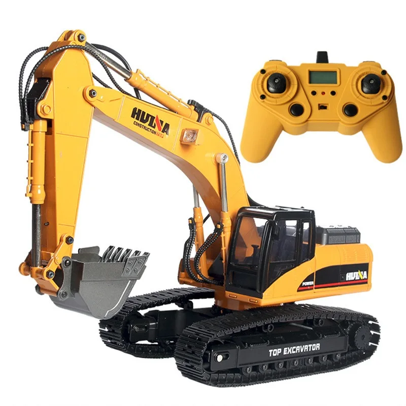 HUINA 1580 580 1:14 23Ch RC FULL ALLOY RC Excavator Big Rc Trucks Newest Version Full Metal Remote Control Excavator
HUINA 1580 580 1:14 23Ch RC FULL ALLOY RC Excavator Big Rc Trucks Newest Version Full Metal Remote Control Excavator