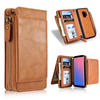 For Samsung galaxy S9 S8 Plus S7 edge 2 in 1 Multifunction Wallet Card Pocket Case Cover For Samsung Note 8 9 Zipper case Fundas
For Samsung galaxy S9 S8 Plus S7 edge 2 in 1 Multifunction Wallet Card Pocket Case Cover For Samsung Note 8 9 Zipper case Fundas