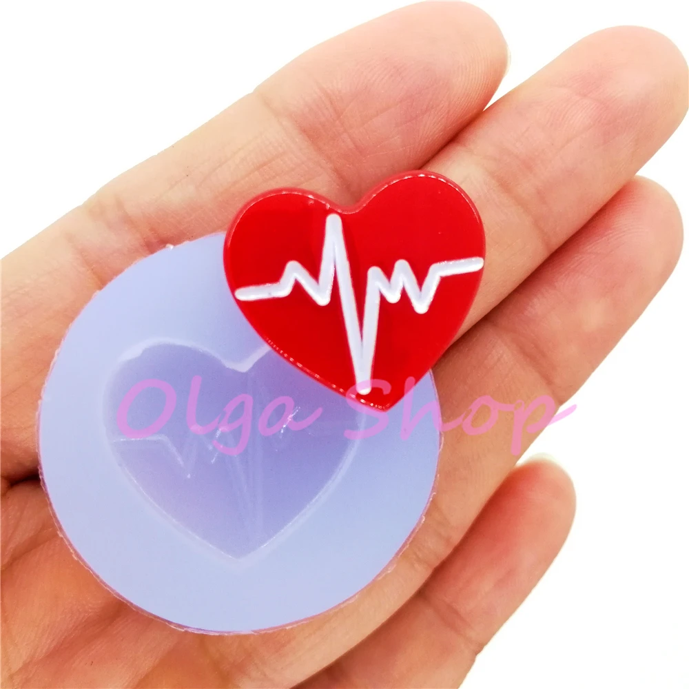 PYL895 Cute Heart Cabochon Silicone Mold Resin Art Earrings Jewelry Making Pendant Necklace Fondant Decoration 20.4mm x18.7xmm
PYL895 Cute Heart Cabochon Silicone Mold Resin Art Earrings Jewelry Making Pendant Necklace Fondant Decoration 20.4mm x18.7xmm