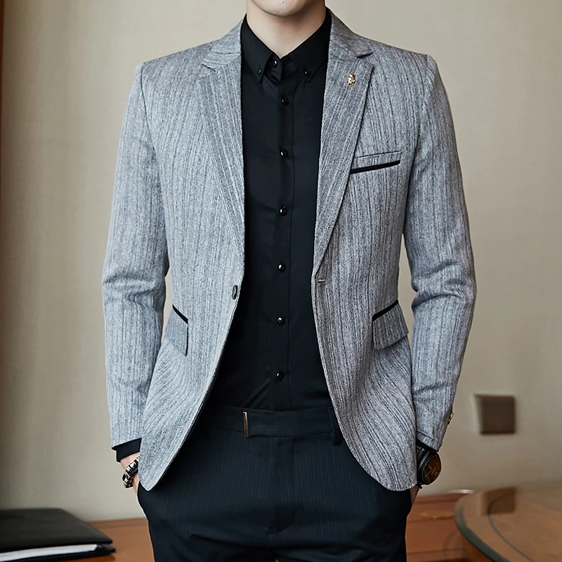 2019 New Mens Fashion Boutique Fashion Slim Business Casual Suits Blazer Male Formal High Quality Suit Jackets Male Caots Men
2019 New Mens Fashion Boutique Fashion Slim Business Casual Suits Blazer Male Formal High Quality Suit Jackets Male Caots Men