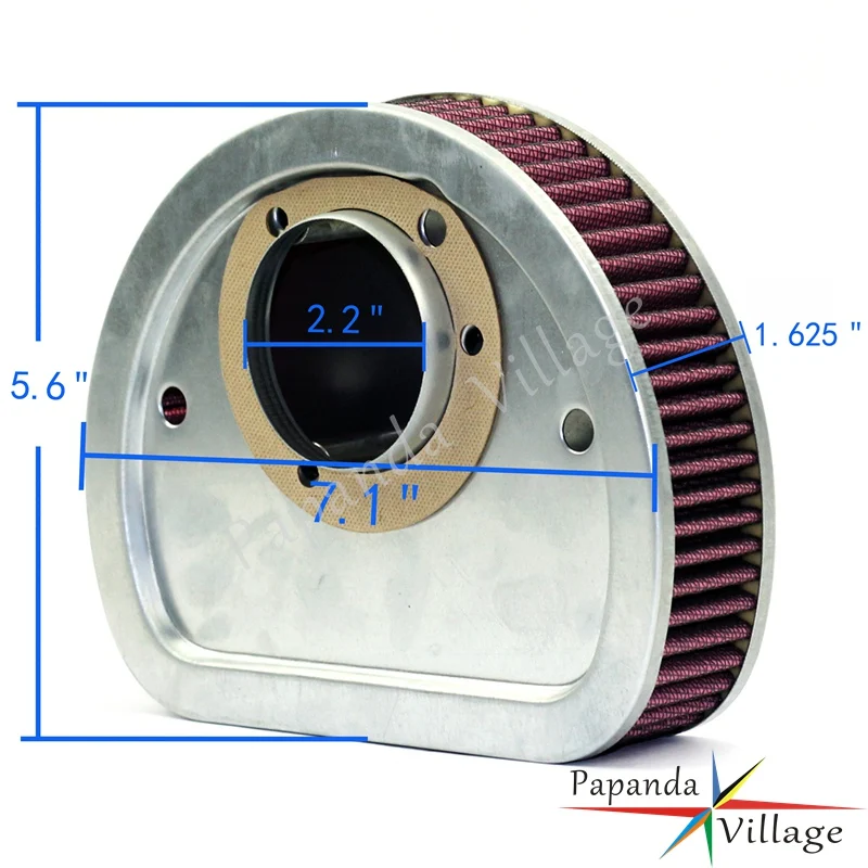 Papanda Motorbikes Red High Flow Air Filter Air Cleaner for Harley Breakout Softail Deluxe Custom Fat Road Glide FLSTN
Papanda Motorbikes Red High Flow Air Filter Air Cleaner for Harley Breakout Softail Deluxe Custom Fat Road Glide FLSTN