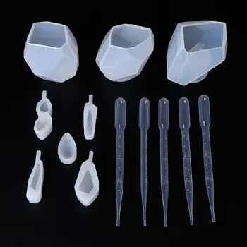 1 Set Silicone Mold Geometric Shape DIY Jewelry Making Epoxy Resin With Dropper Handmade crafts Necklace Pendant Home Decoration
1 Set Silicone Mold Geometric Shape DIY Jewelry Making Epoxy Resin With Dropper Handmade crafts Necklace Pendant Home Decoration