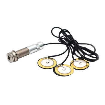 Hot Guitar Pickup Piezo Transducer Prewired Amplifier With 6.35MM Output Jack for Acoustic Guitar Ukulele Guitar
Hot Guitar Pickup Piezo Transducer Prewired Amplifier With 6.35MM Output Jack for Acoustic Guitar Ukulele Guitar