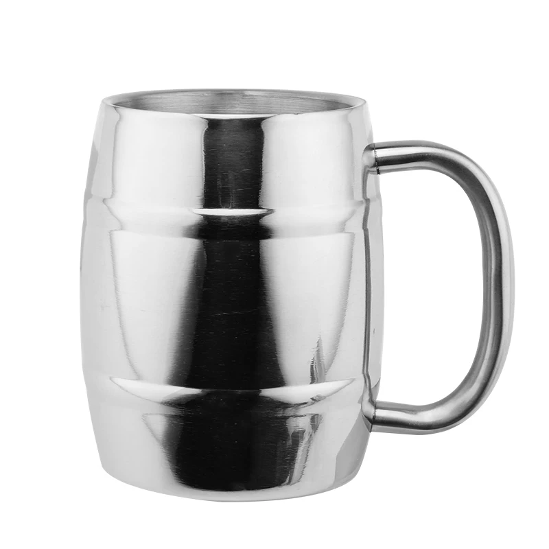 14oz Bamboo Barrel Shape Coffee Mugs with Handgrip Stainless Steel Double Walled Beer Vodka Tea Cup Camping Outdoor Drinkware
14oz Bamboo Barrel Shape Coffee Mugs with Handgrip Stainless Steel Double Walled Beer Vodka Tea Cup Camping Outdoor Drinkware