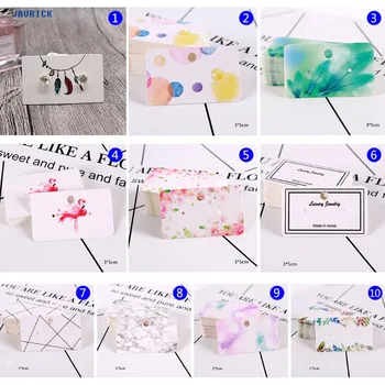 JAVRICK 100Pcs Earrings Pack 3x5cm Ear Stud Card Jewelry Display Hang Tag Label Printing
JAVRICK 100Pcs Earrings Pack 3x5cm Ear Stud Card Jewelry Display Hang Tag Label Printing
